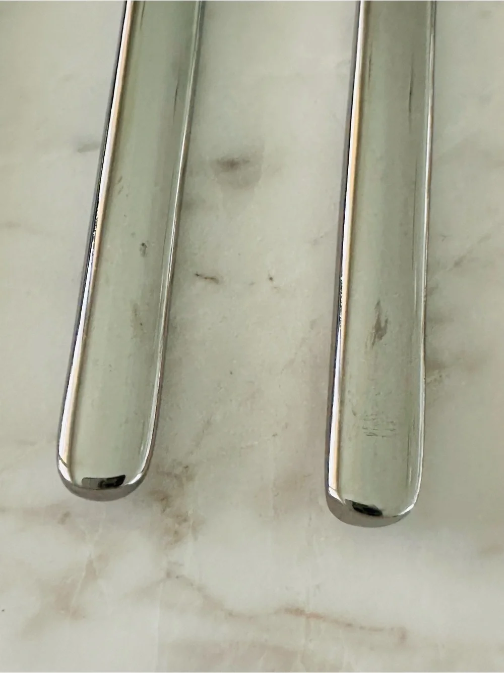 Mikasa Zena Stainless Steel Silver Cocktail Appetizer Forks - Set of 8